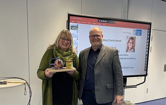 Claudia Manall wird verabschiedet