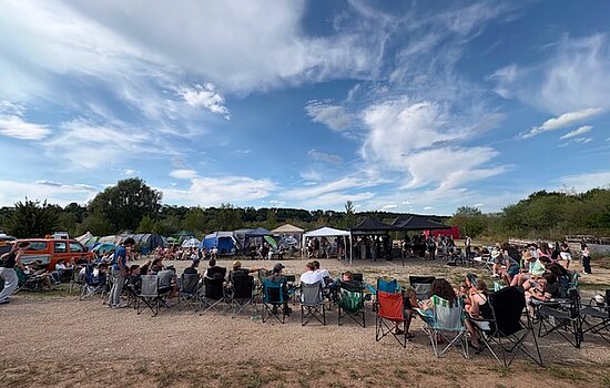 Abschluss Camping